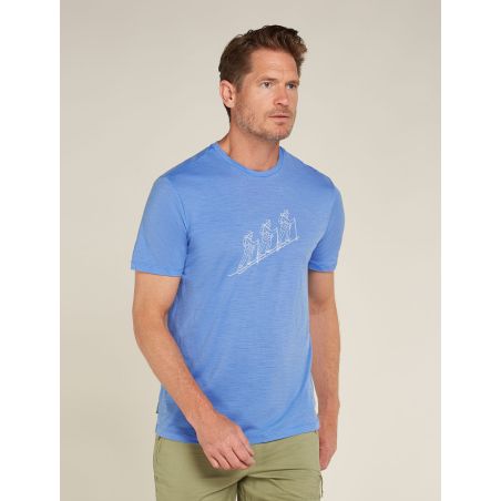 Tricou Icebreaker Tech Lite Short Sleeve T-Shirt Natural Ski Tour FW24 Icebreaker - 1