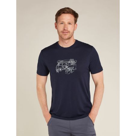 Tricou Icebreaker Merino 150 Tech Lite Short Sleeve T-Shirt Van Life Icebreaker - 1