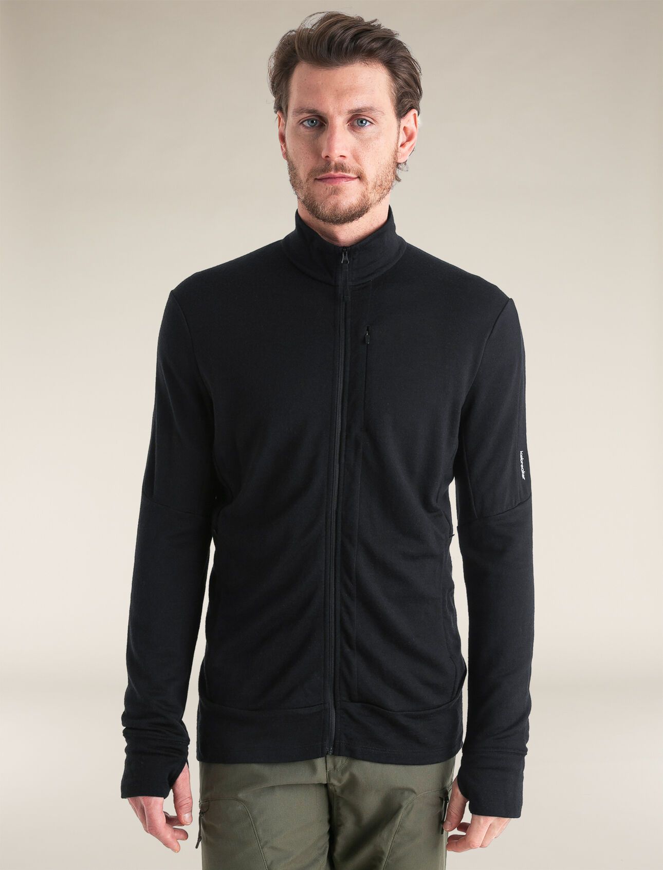 Jacheta Icebreaker Merino 260 Quantum Long Sleeve Zip Marime S