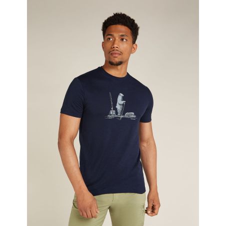 Tricou Icebreaker Merino 150 Tech Lite Short Sleeve Polar Paddle Icebreaker - 1