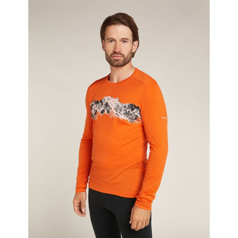 Bluza de corp Barbati Icebreaker 200 Oasis Thermal Top Remarkables Icebreaker - 7