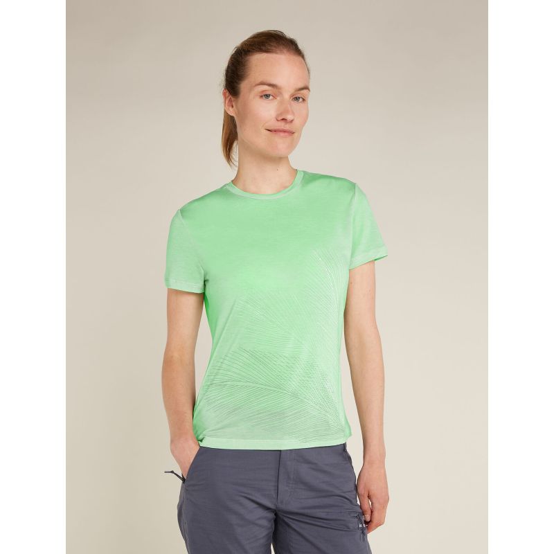 Tricou damă Icebreaker Merino Blend Core SS Tee Plame Icebreaker - 1
