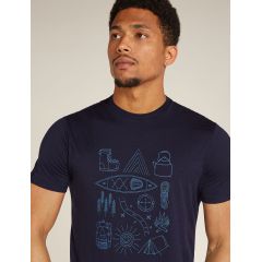 Tricou Icebreaker Tech Lite SS T Camp Essentials Icebreaker - 9