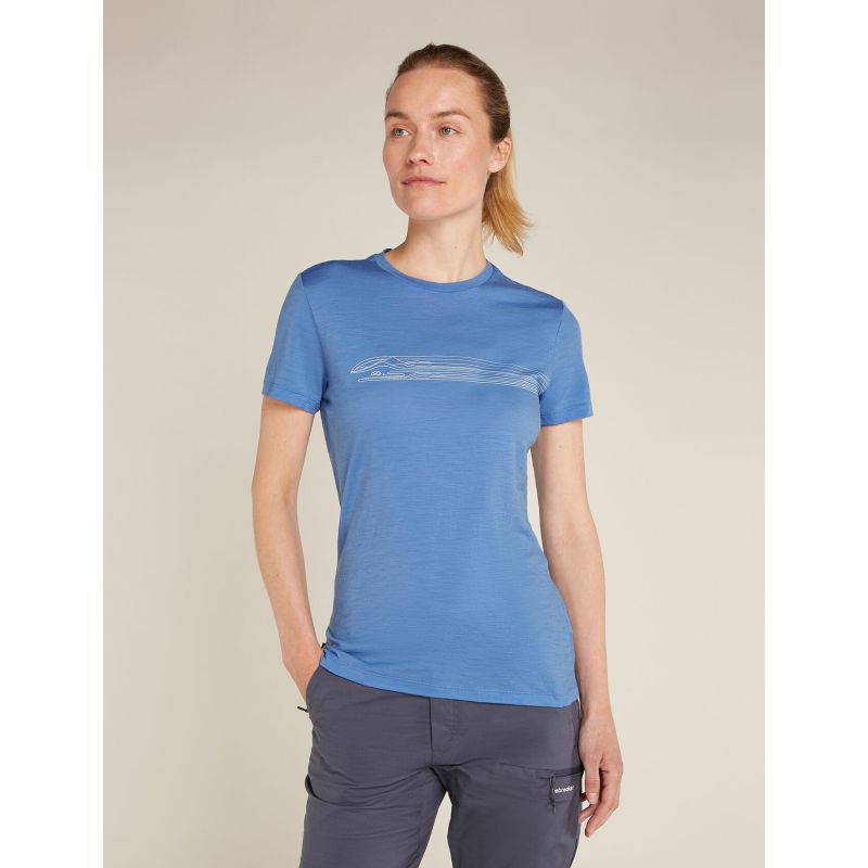 Tricou Icebreaker Tech Lite SS Tee Camping Lines Icebreaker - 1