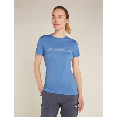 Tricou Icebreaker Tech Lite SS Tee Camping Lines Icebreaker - 1