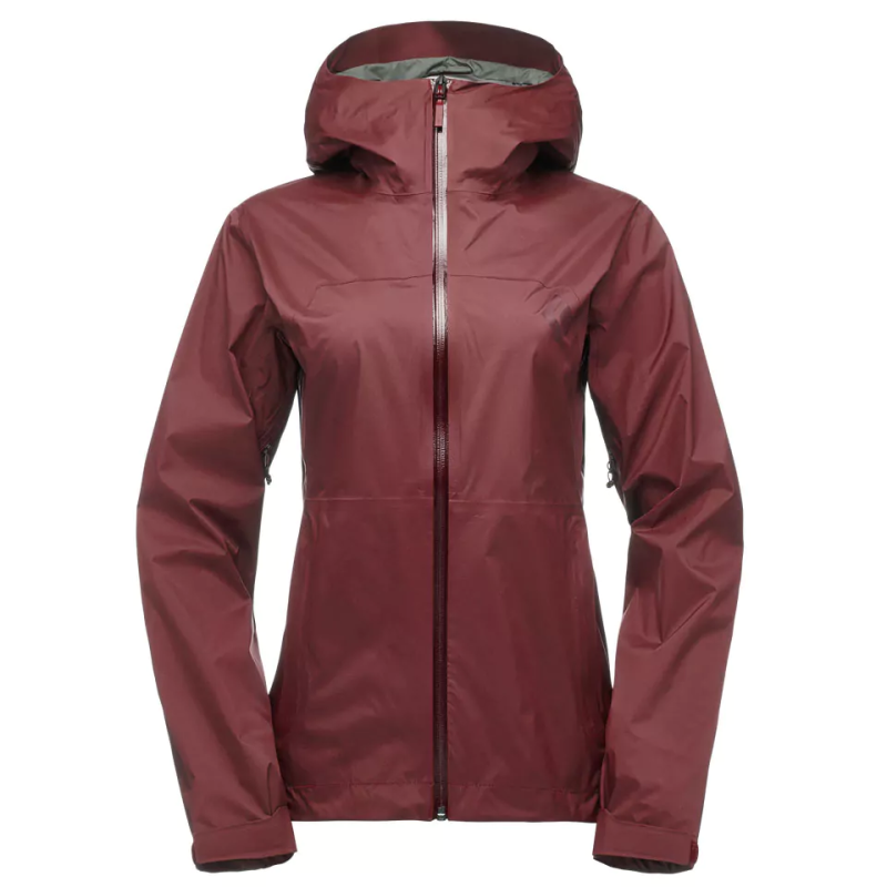Geaca Black Diamond Womens Stormline Stretch Rain Shell Cherrywood Black Diamond - 1