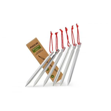 Set 6 cuie Reflective Pegs Rockland pentru cort Rockland - 2