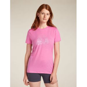 Tricou Dama Merino Icebreaker 150 Tech Lite SS Tee Van Camp Icebreaker - 3