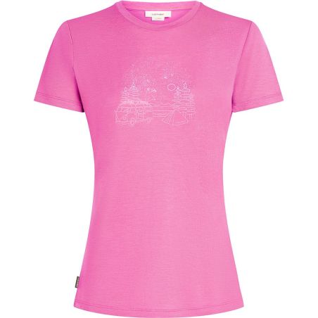 Tricou Dama Merino Icebreaker 150 Tech Lite SS Tee Van Camp Icebreaker - 1