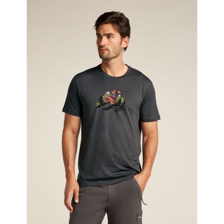 Tricou Icebreaker Merino 150 Tech Lite SS Tee Catch Me Outside Icebreaker - 1