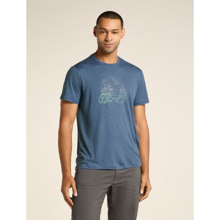 Tricou Icebreaker Merino 150 Tech Lite III T-Shirt Van Camp