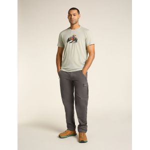 Tricou Icebreaker Merino 150 Tech Lite SS Tee Catch Me Outside Icebreaker - 6