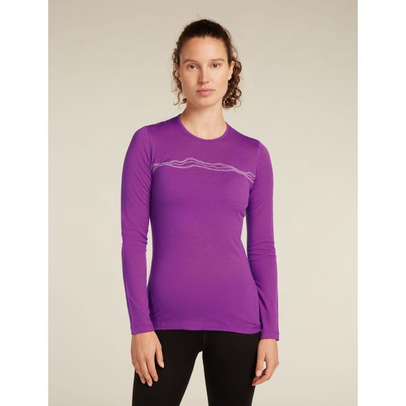 Bluza Icebreaker Merino 200 Oasis Thermal Crew Top Mountain Pulse Icebreaker - 7