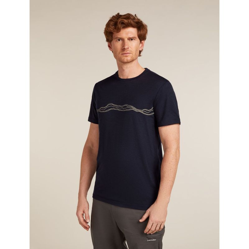 Tricou Icebreaker Merino 150 Tech Lite Mountain Pulse Icebreaker - 1