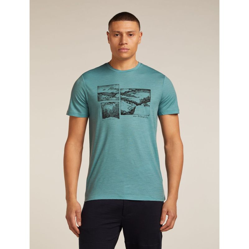 Tricou Icebreaker Merino 150 Tech Lite The Climb Icebreaker - 1