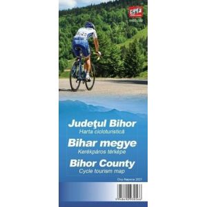 Harta cicloturistica - Judetul Bihor  - 1
