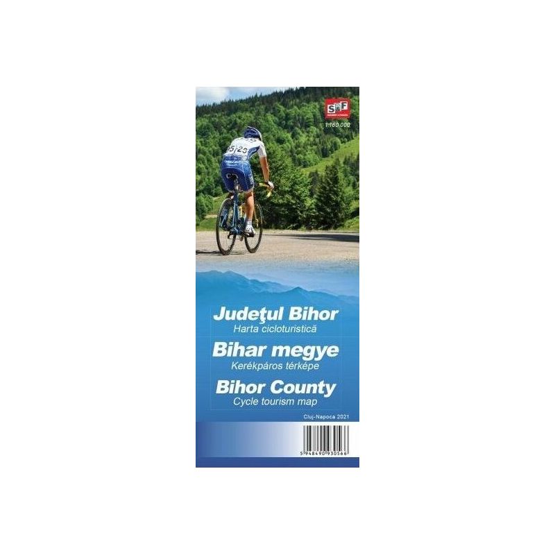 Harta cicloturistica - Judetul Bihor  - 1