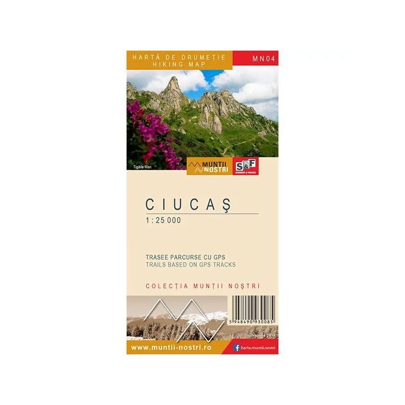 Harta Muntii Ciucas -  Muntii Nostri Muntii Nostri - 1