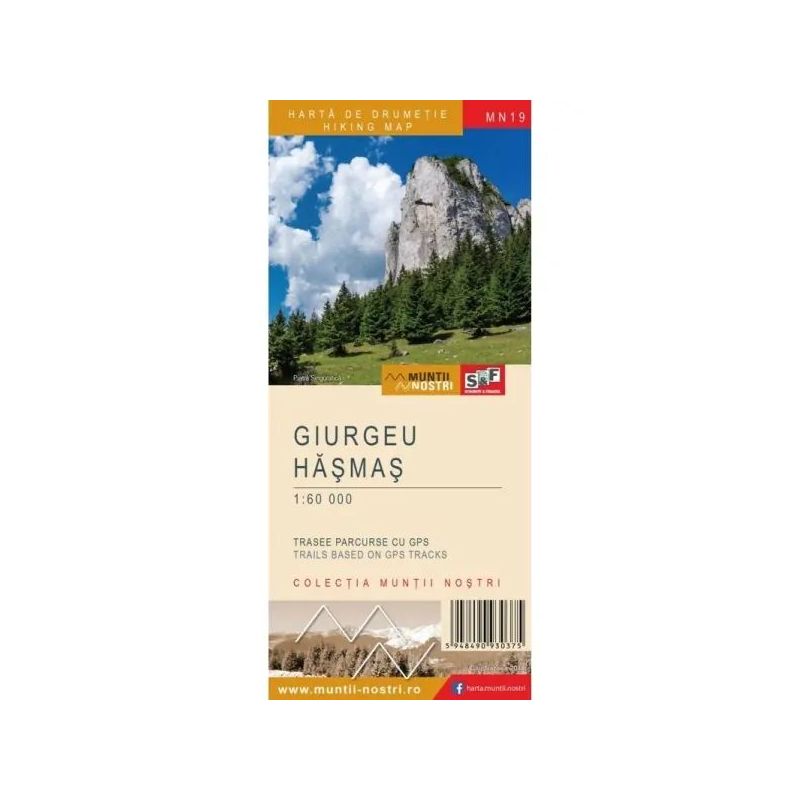 Harta Muntii Giurgeu - Hasmas -  Muntii Nostri Muntii Nostri - 1