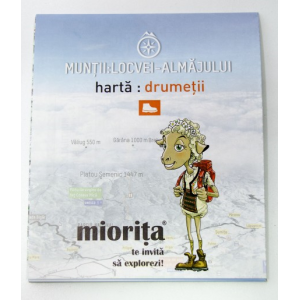 Harta drumetii Muntii Locvei, Almajului - Miorita Miorita - 1