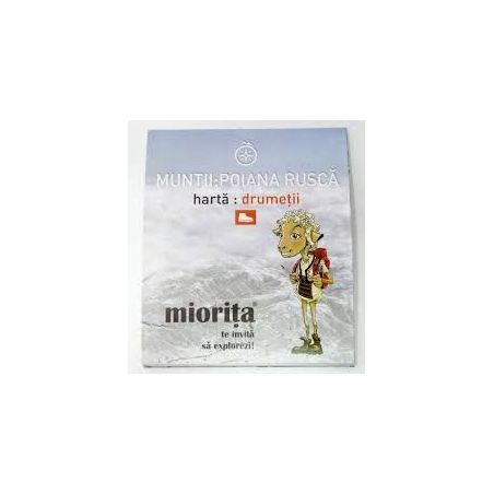 Harta drumetii Muntii Poiana Rusca - Miorita Miorita - 1