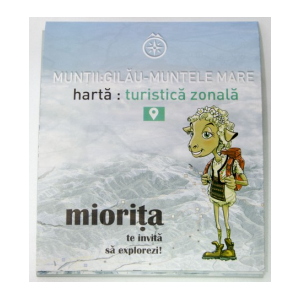 Harta turistica zonala Muntii Retezat, Godeanu, Valcan - Miorita Miorita - 1