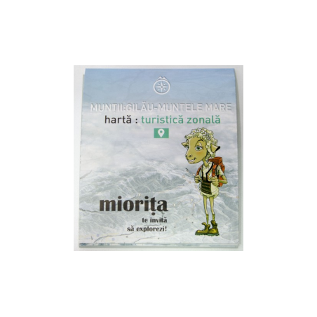 Harta turistica zonala Muntii Retezat, Godeanu, Valcan - Miorita Miorita - 1
