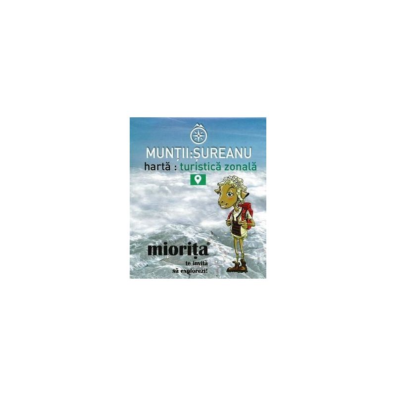 Harta turistica zonala Muntii Sureanu - Miorita Miorita - 1