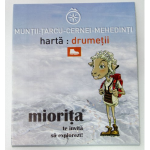 Harta drumetii Muntii Tarcu, Cernei, Mehedinti - Miorita Miorita - 1