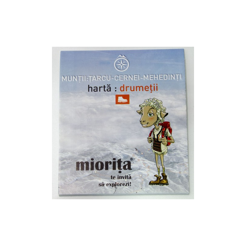 Harta drumetii Muntii Tarcu, Cernei, Mehedinti - Miorita Miorita - 1