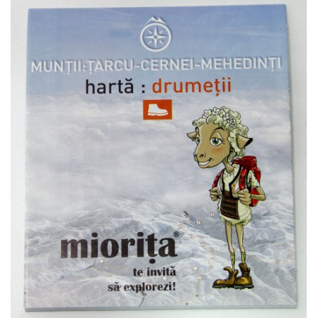 Harta drumetii Muntii Tarcu, Cernei, Mehedinti - Miorita Miorita - 1