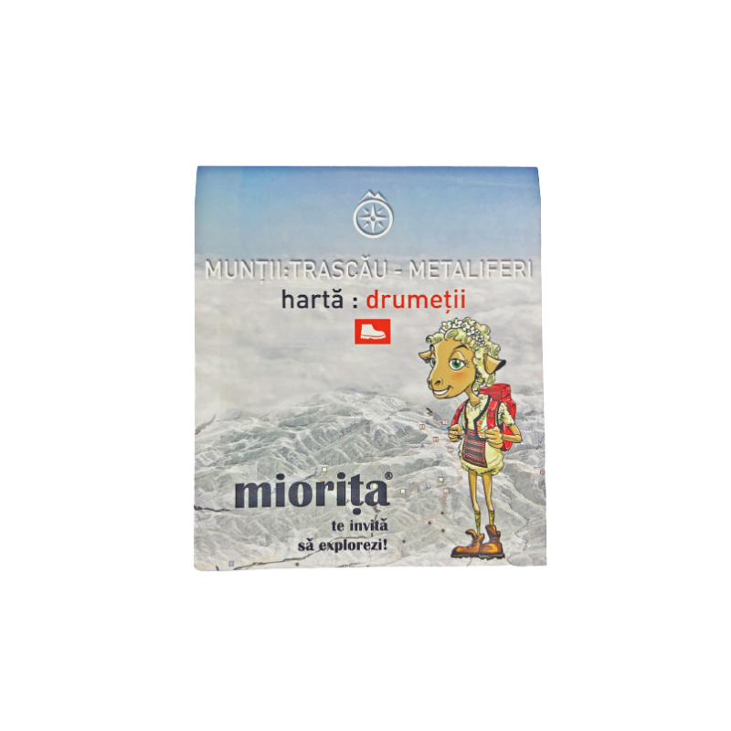 Harta drumetii Muntii Trascau, Metaliferi - Miorita Miorita - 1