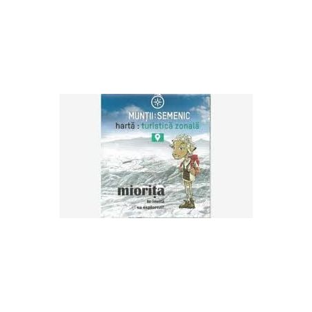 Harta turistica zonala Muntii Semenic - Miorita Miorita - 1
