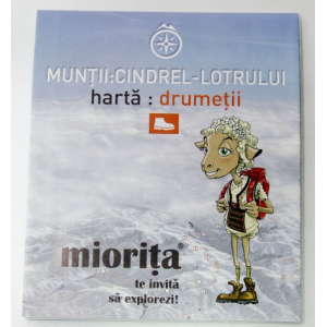 Harta drumetii Muntii Cindrel - Lotrului - Miorita Miorita - 1