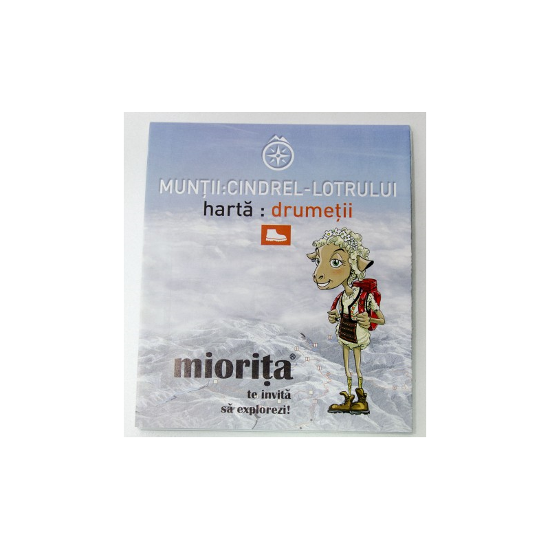 Harta drumetii Muntii Cindrel - Lotrului - Miorita Miorita - 1