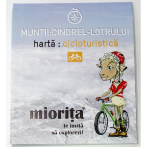 Harta cicloturistica Muntii Cindrel, Lotrului - Miorita Miorita - 1