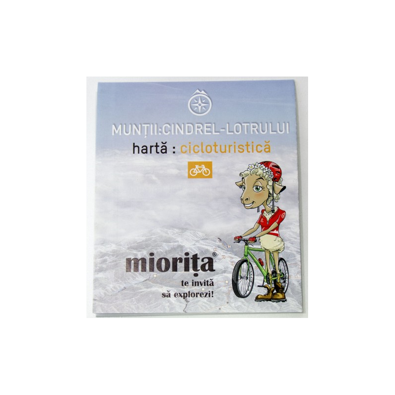 Harta cicloturistica Muntii Cindrel, Lotrului - Miorita Miorita - 1