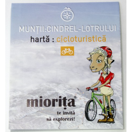 Harta cicloturistica Muntii Cindrel, Lotrului - Miorita Miorita - 1