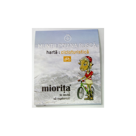 Harta cicloturistica Muntii Poiana Rusca - Miorita Miorita - 1