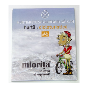 Harta cicloturistica Muntii Retezat, Godeanu, Valcan - Miorita Miorita - 1