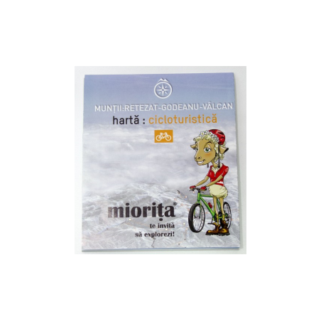 Harta cicloturistica Muntii Retezat, Godeanu, Valcan - Miorita Miorita - 1