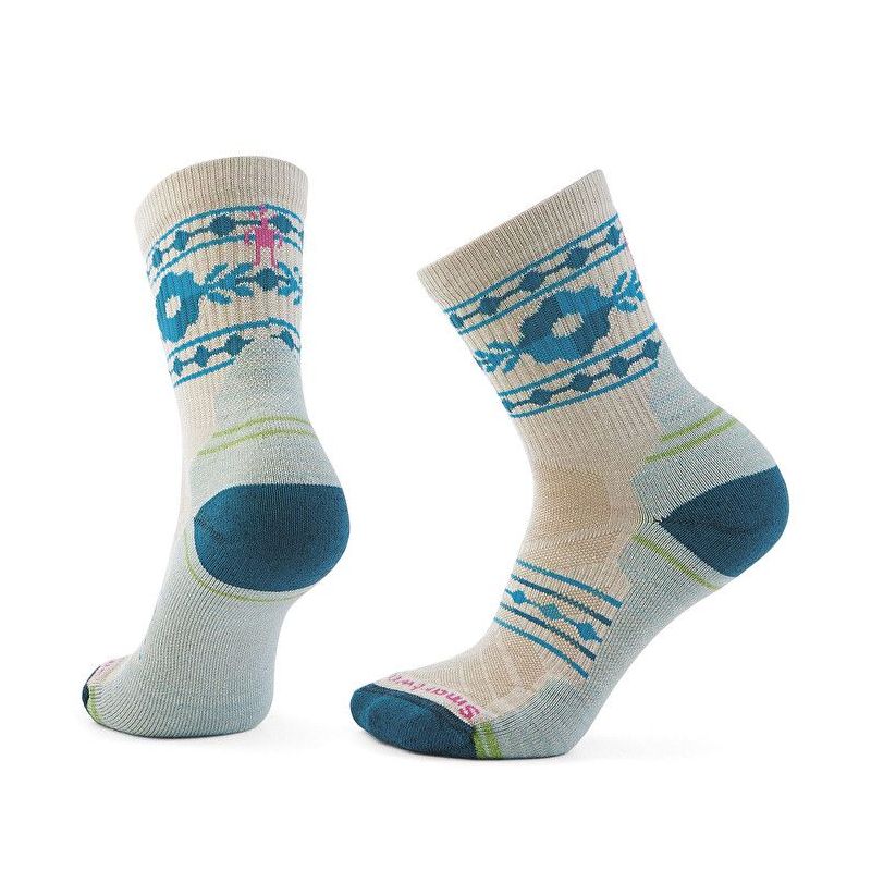 Sosete Smartwool Hike Light Cushion Retro Floral Mid Crew Dama Smartwool - 1