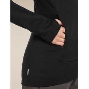 Hanorac Icebreaker Merino 260 Quantum LS Zip Woman FW25 Icebreaker - 7