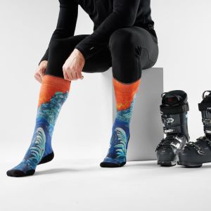 Sosete Smartwool Ski Haze Print Over The Calf Smartwool - 2