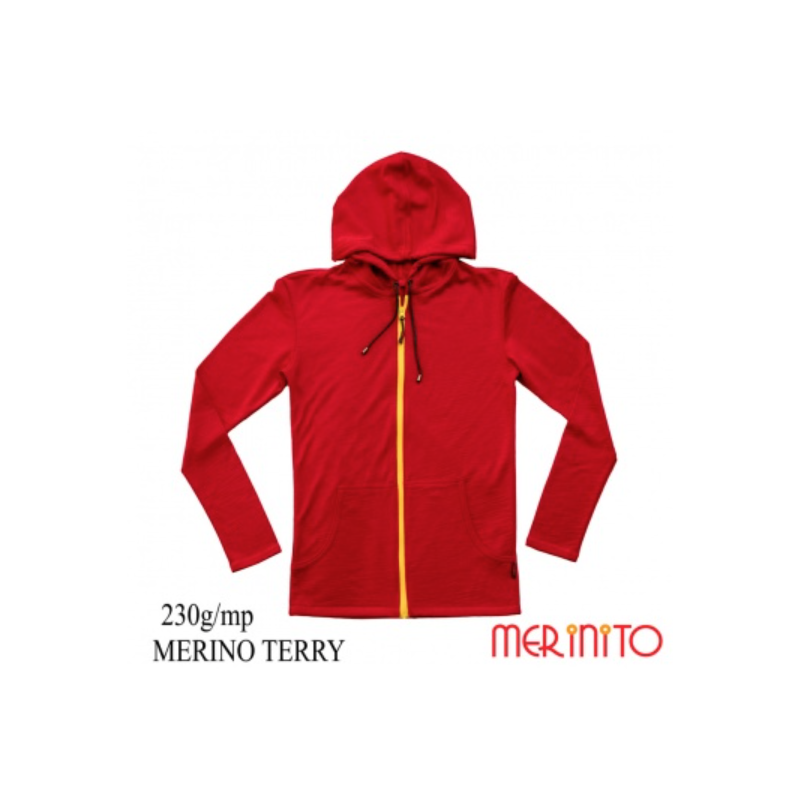 Hanorac barbati Merinito Terry 230g 100% lana merinos Merinito - 1