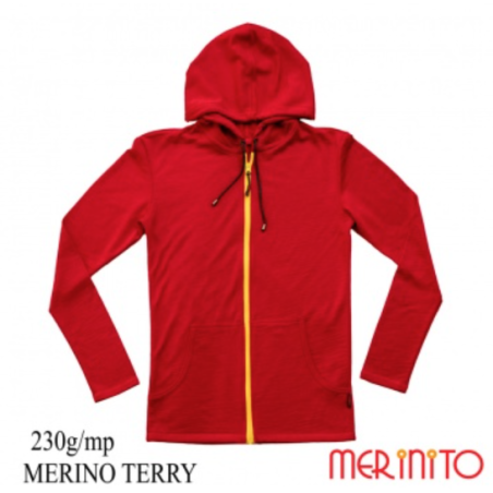 Hanorac barbati Merinito Terry 230g 100% lana merinos Merinito - 1