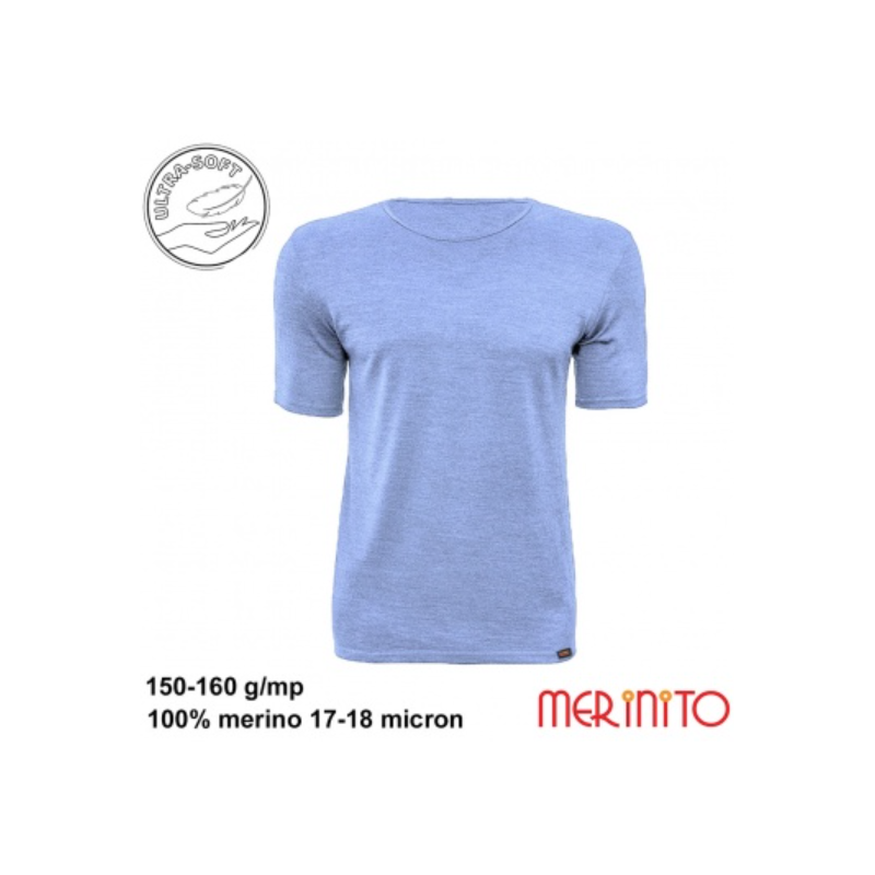 Tricou barbatesc Merinito 150-160g 100% merino superfine Merinito - 1