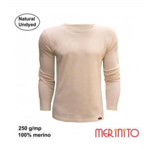 Bluza barbati Merinito Thermal Base 250-280g/mp 100% lana merinos Merinito - 5