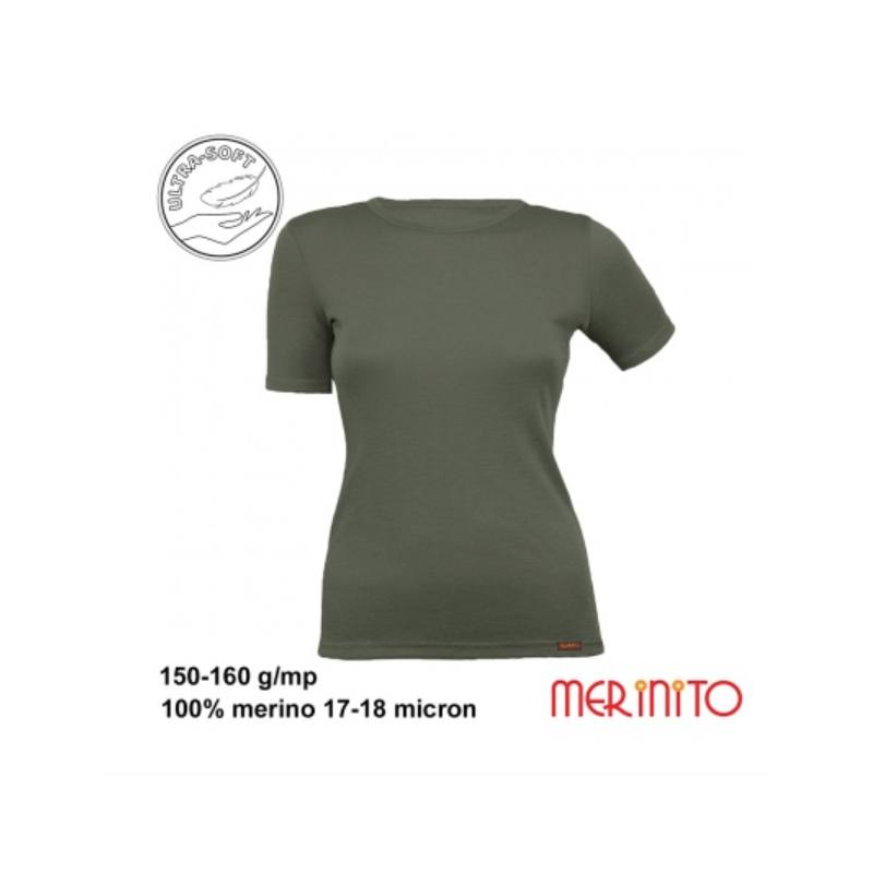 Tricou dama Merinito 150-160g 100% merino superfine Merinito - 1