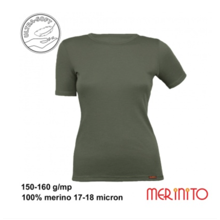 Tricou dama Merinito 150-160g 100% merino superfine Merinito - 1